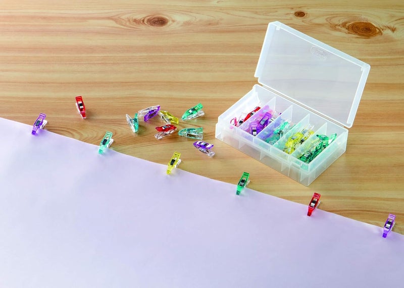 ã‚¯ãƒ­ãƒãƒ¼(Clover) Mini Wonder Clips (50 pcs. Assorted Colors) - Image 3